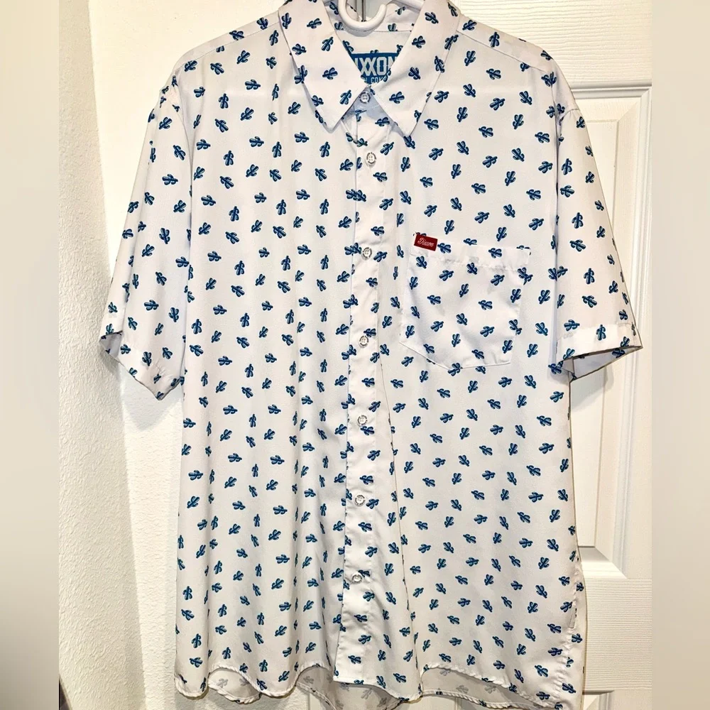 DIXXON Party Cactus Button Down Shirt - Picture 2 of 3